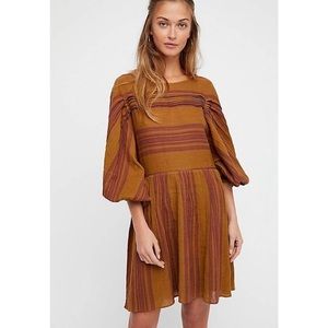 Free People NWOT LILLY STRIPE MINI
DRESS XS. Would Also Fit A Small